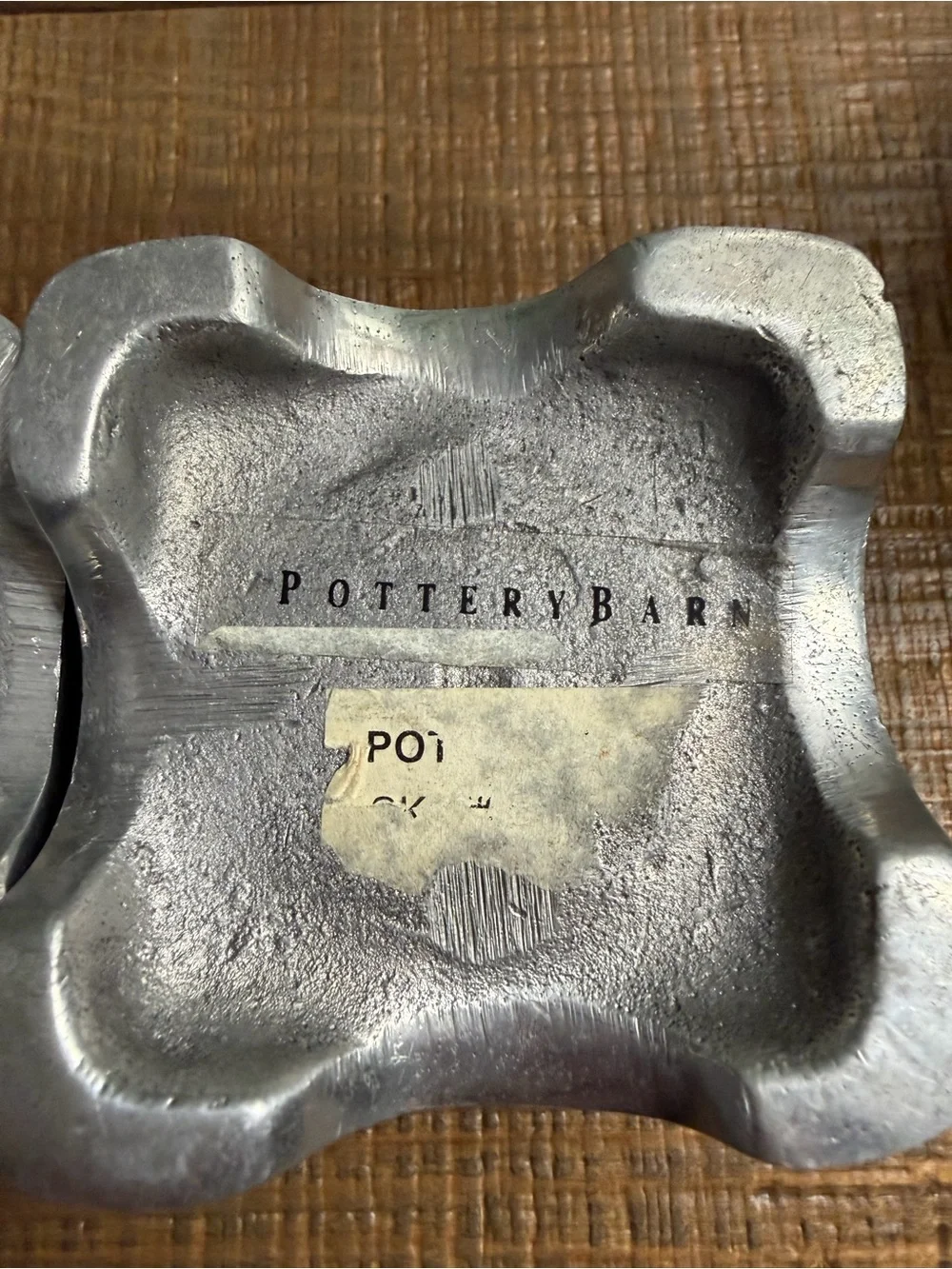 POTTERY BARN Metal tealight holders